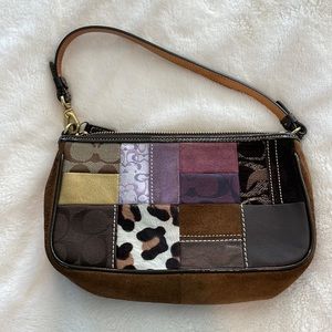 Coach y2k coach signature patchwork demi bag